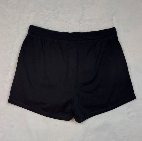 Old Navy Black High Rise Drawstring Cotton Poly Blend Stretch Shorts Size L - Picture 7 of 9